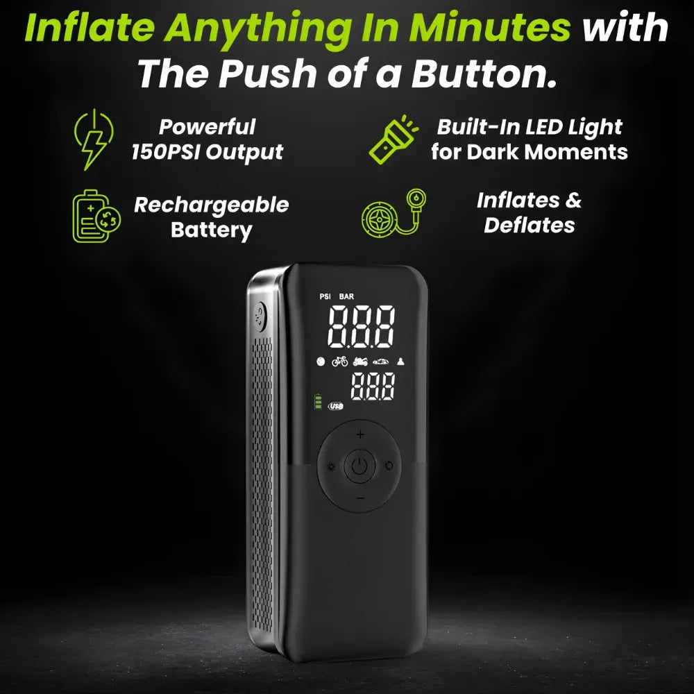 Carlabs™ PumpGo | Inflate Anything, Anywhere